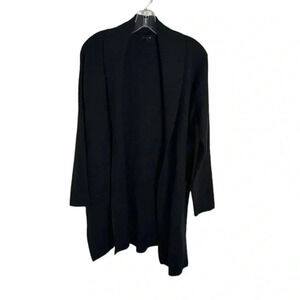 Monrow Supersoft Knit Black Oversized Cardigan Size XS